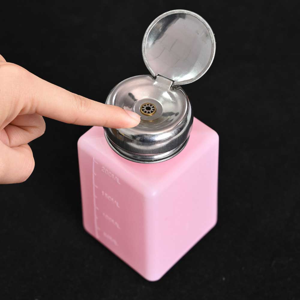 Gel Refill Pack - Pompa tekan ke bawah logam merah