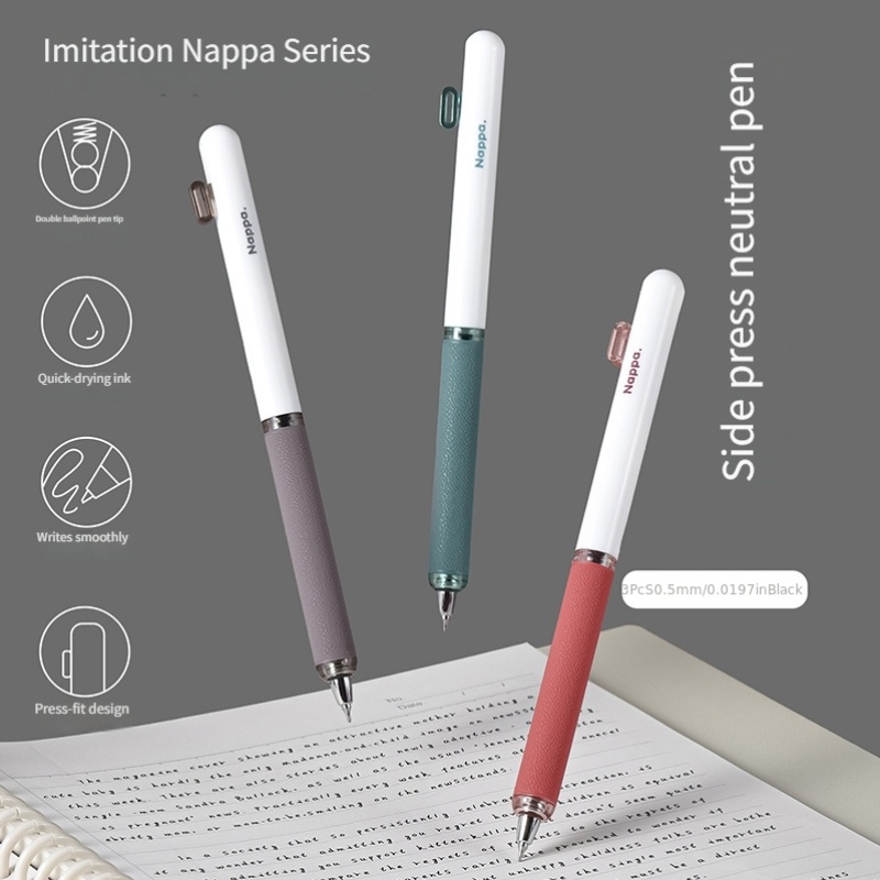 Gel Refill Pack - 3 Paket Pulpen Gel dengan Warna