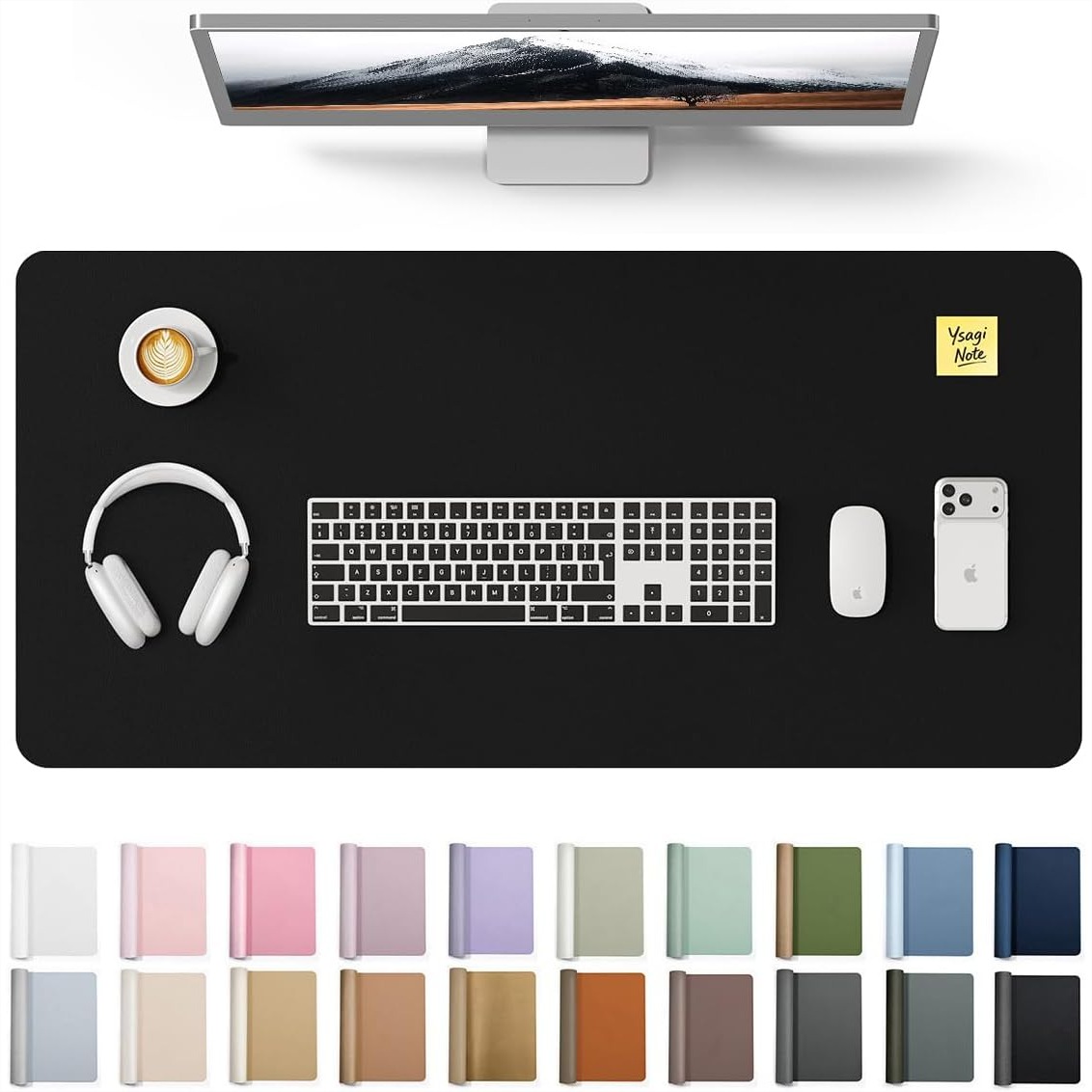 Leather Desk Pad - Alas Meja Besar dari Kulit PU