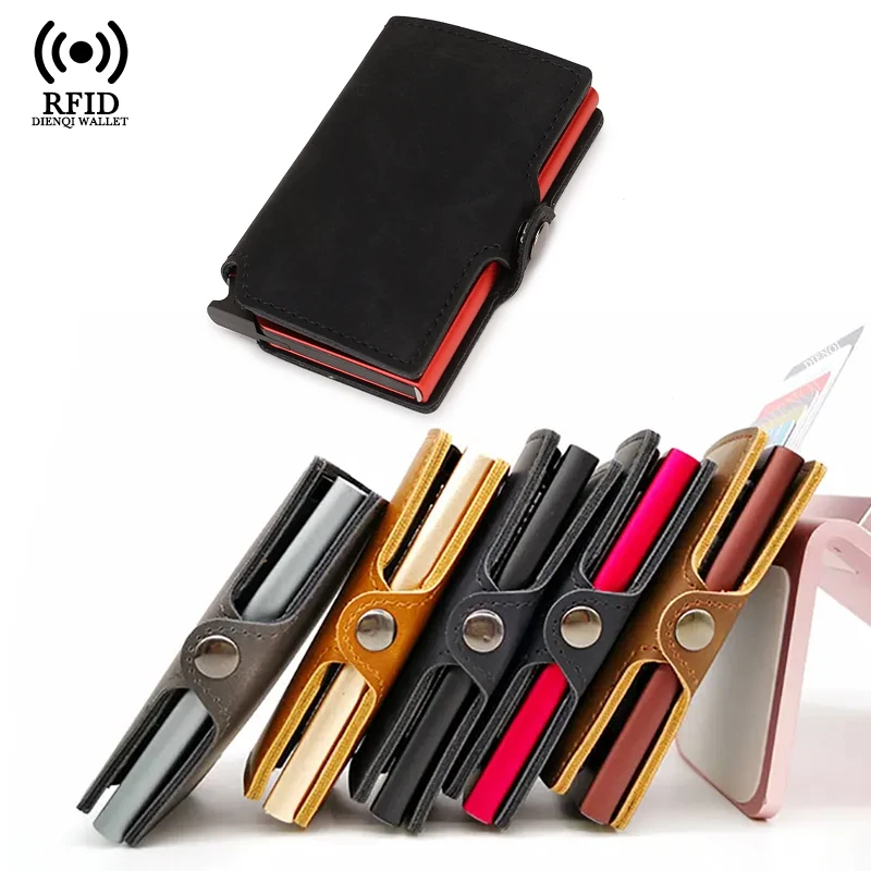 Index Card Holder - Dompet Kartu Bisnis Tipis Pria, Dompet