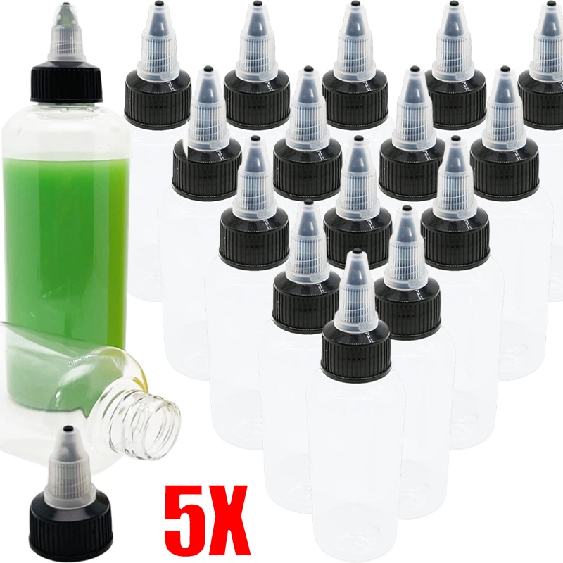 Fountain Pen Bottled Ink - 1/5 Buah 30-250Ml Botol Pencet Plastik
