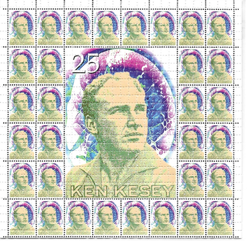 Ink Blotter Paper - Kesey Stempel Psychedelic LSD Asam Gratis
