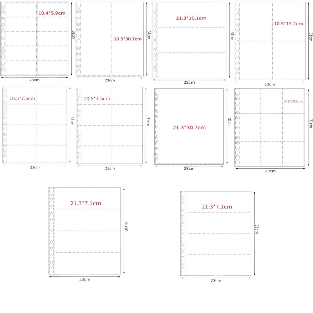 Card Index Box - 10 Lembar Binder A4 Kpop dengan