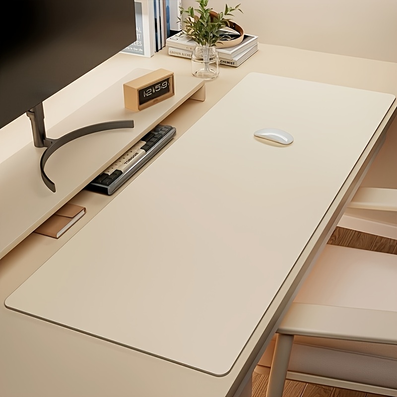 Leather Desk Pad - 1 Buah Alas Mouse Kulit Imitasi