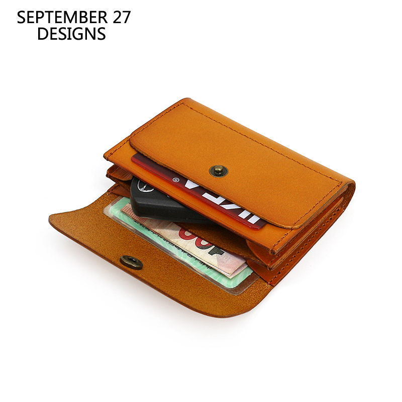 Index Card Holder - Tas Pinggang Mini pria kulit asli