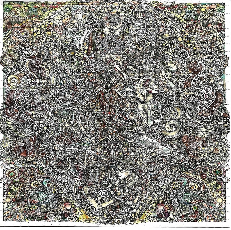 Ink Blotter Paper - Semuanya Psychedelic LSD Asam Gratis Blotter