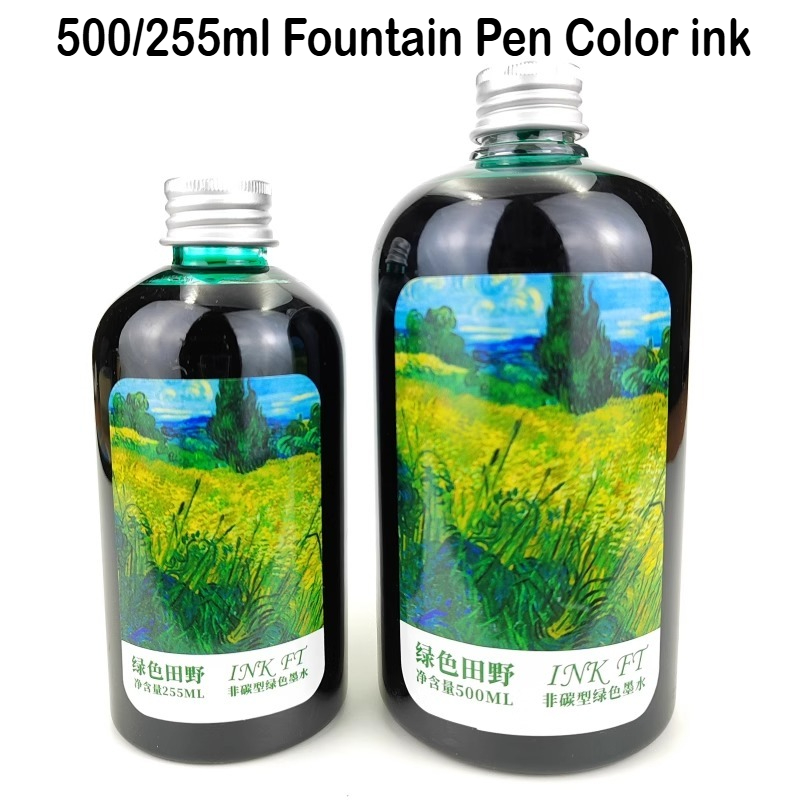 Fountain Pen Bottled Ink - 500Ml/255/50Ml 24 Warna Botol Pena Tinta