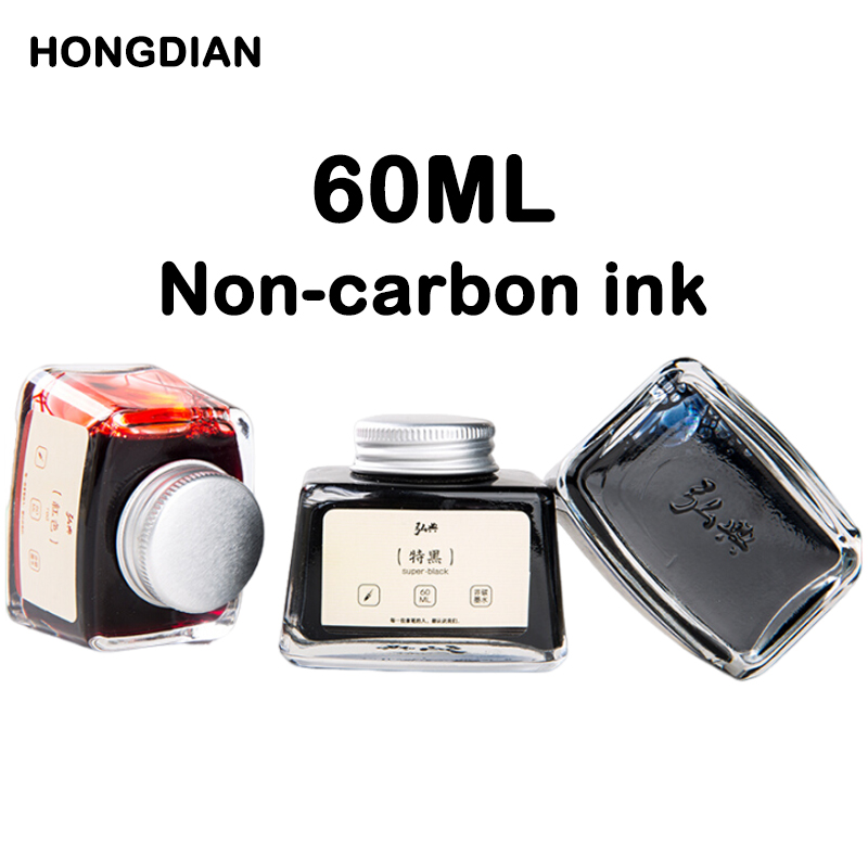 Fountain Pen Bottled Ink - HONGDIAN tinta pena air mancur 70/60/18ml,