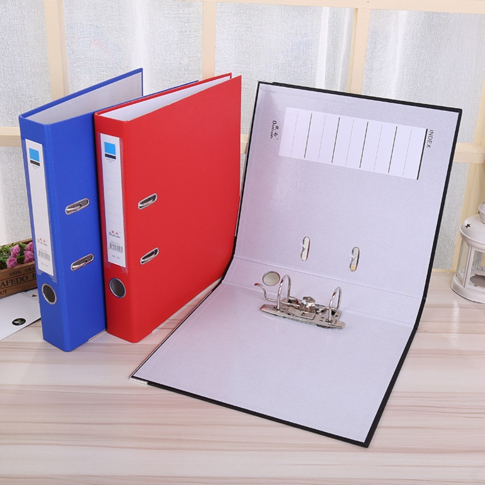 Binder A4 Lever - Binder plastik dua lubang, perlengkapan kantor,