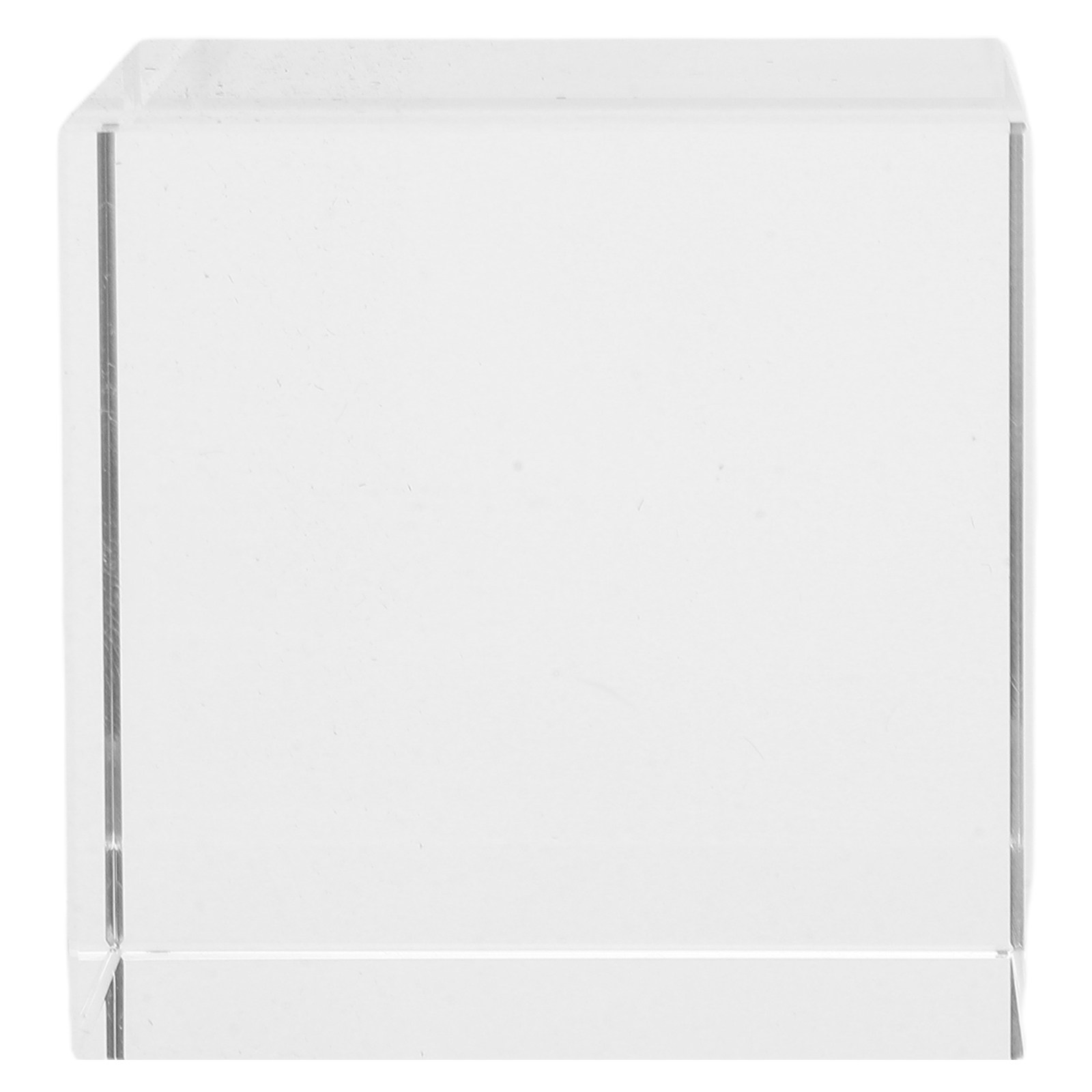 Book Weight Glass - Penahan Kertas Kristal Persegi, Blok Kaca