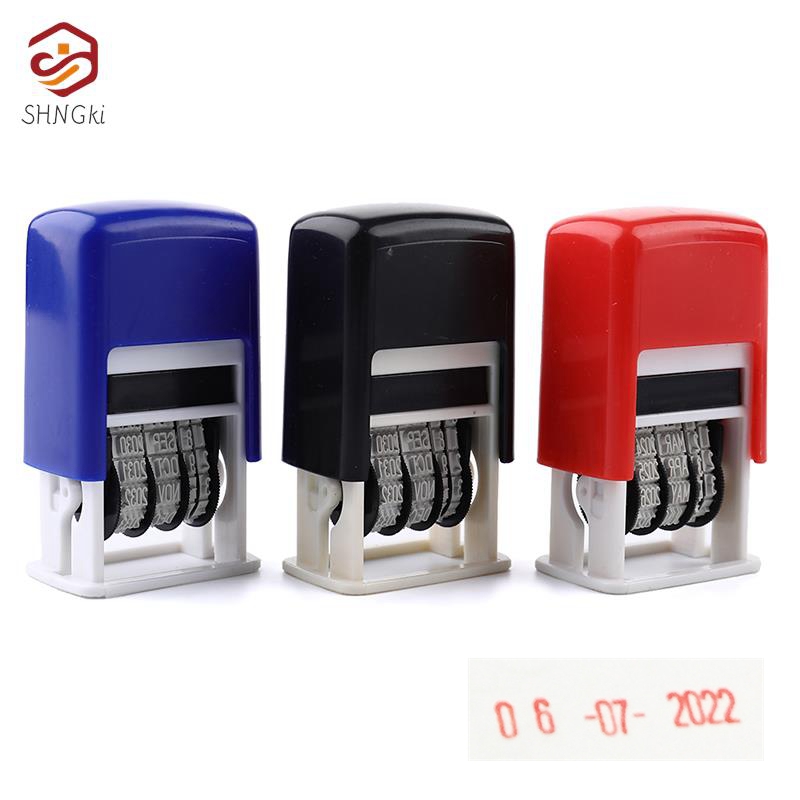 Rubber Date Stamp - 1 buah cap tanggal lucu dalam