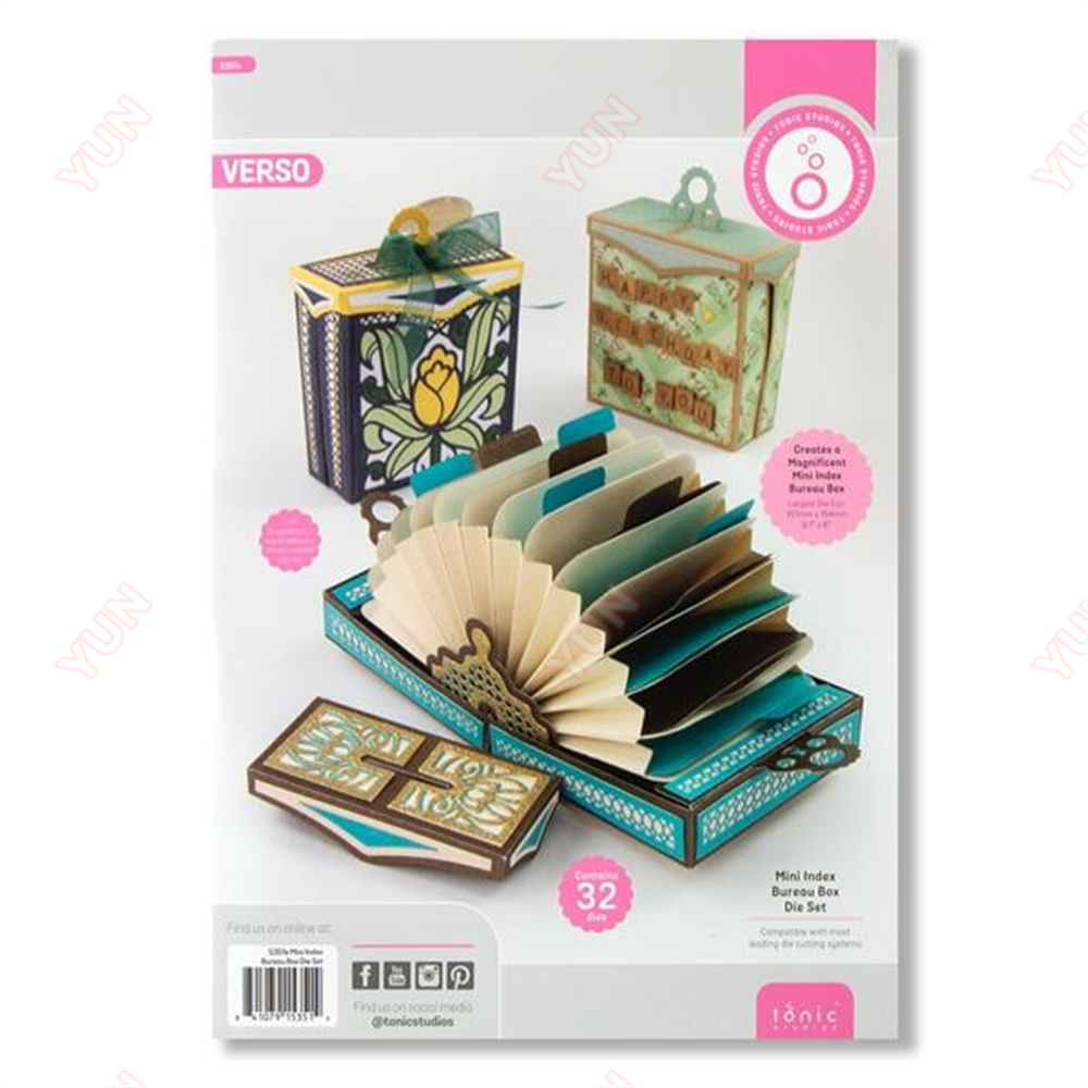 Card Index Box - Mini Index Bureau Box Die Set