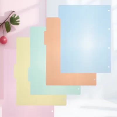 Tab Divider A4 - 10 Buah Pembatas Indeks Plastik A4