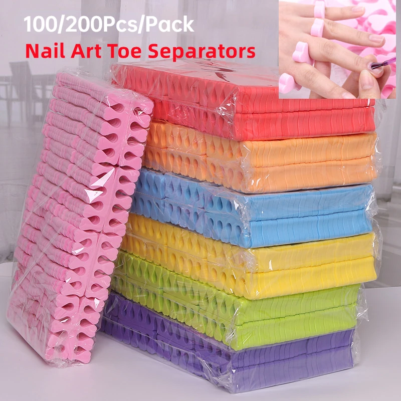 Gel Refill Pack - 100,200 buah/pak seni kuku pemisah jari