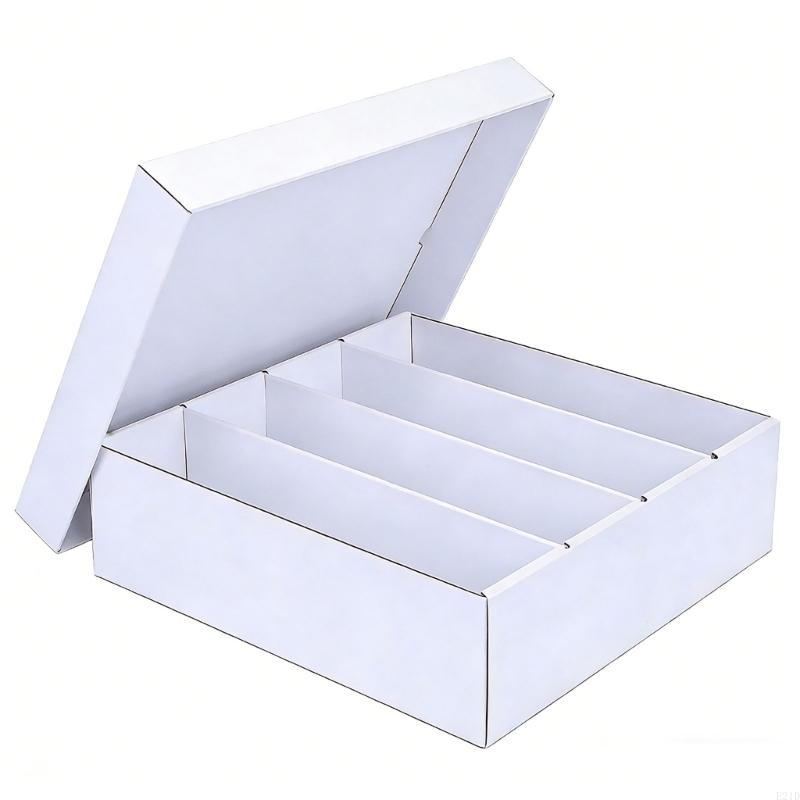 Card Index Box - Kotak Kartu Portabel Ringan Multi Kompartemen