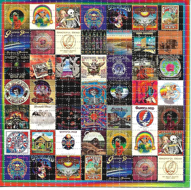 Album 60S Psychedelic LSD/Beba - Ink Blotter Paper ulasan dan harga