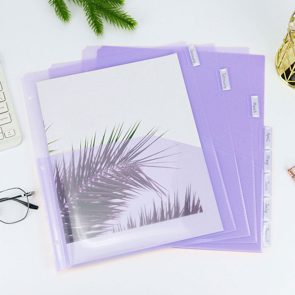 2 Set Pembatas Plastik PP A4 d - Tab Divider A4 ulasan dan harga