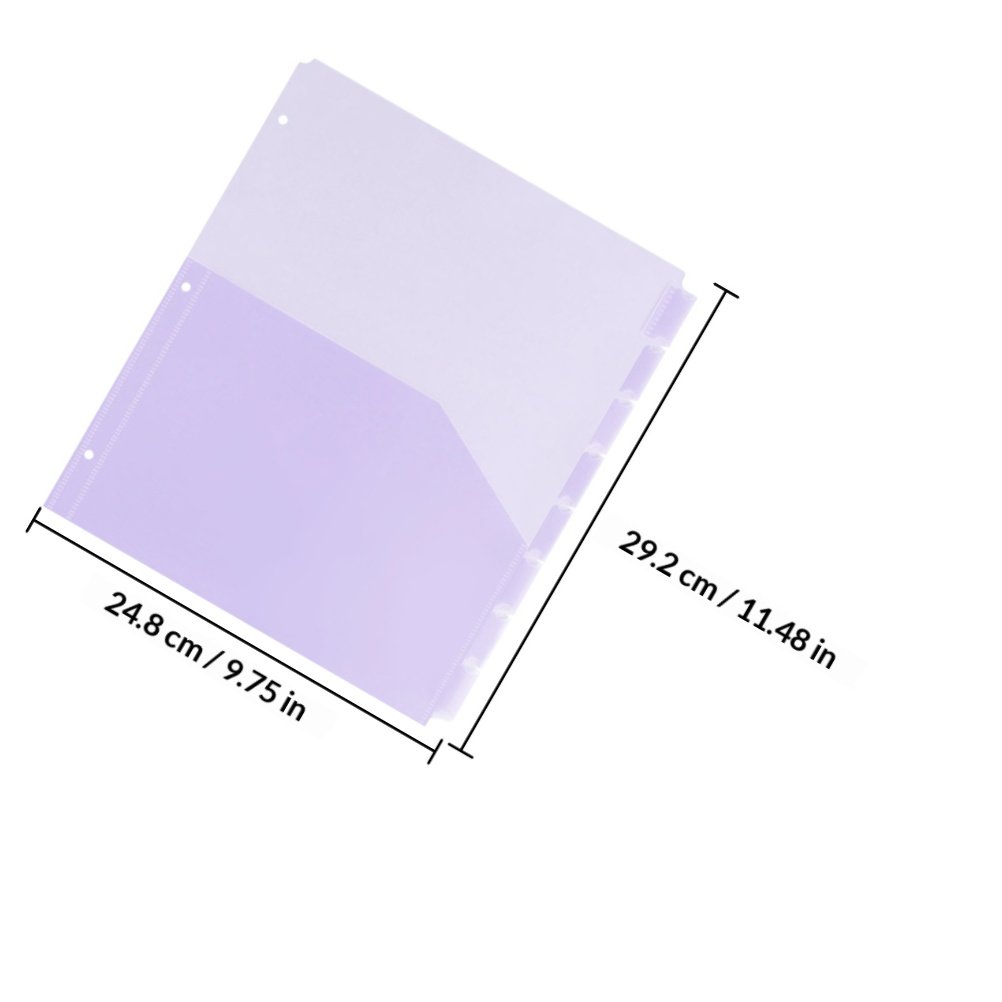 2 Set Pembatas Plastik PP A4 d - Tab Divider A4 ulasan dan harga