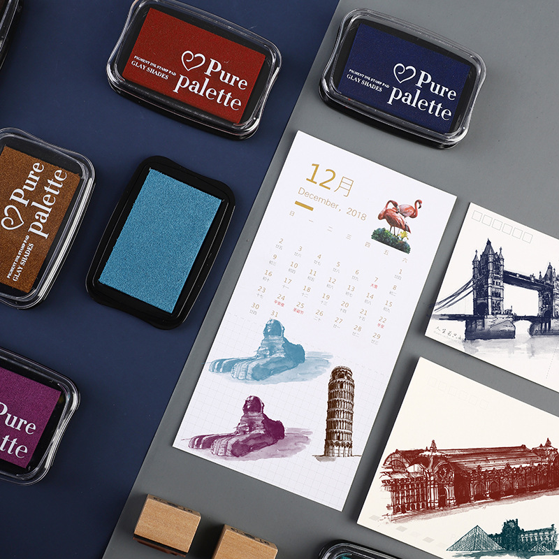 Bantalan tinta Vintage 20 warn - Rubber Date Stamp ulasan dan harga