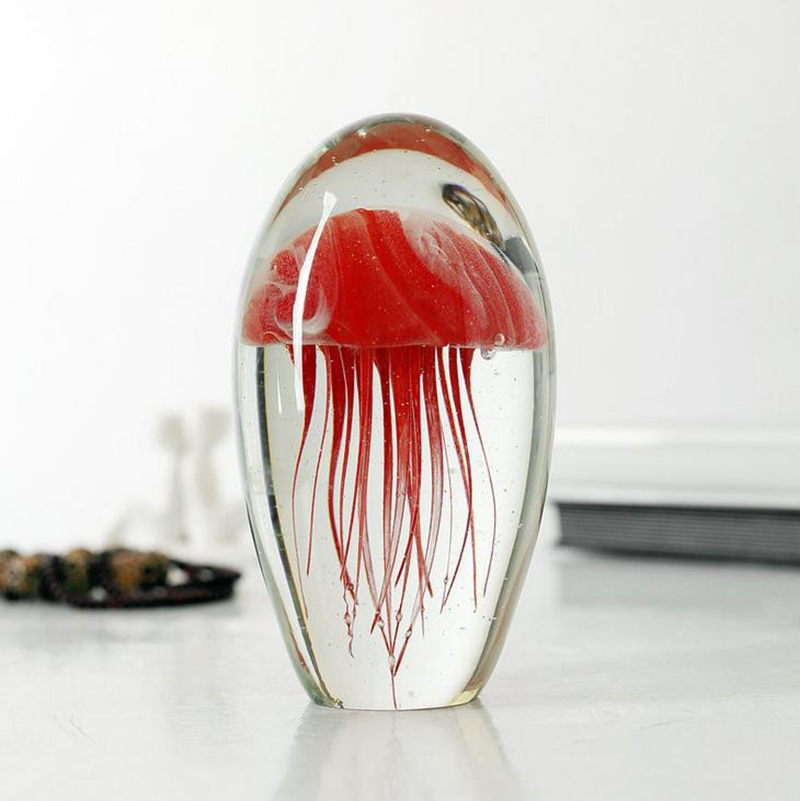 Miniatur 3D Ubur-ubur Kristal  - Paper Weight Crystal ulasan dan harga