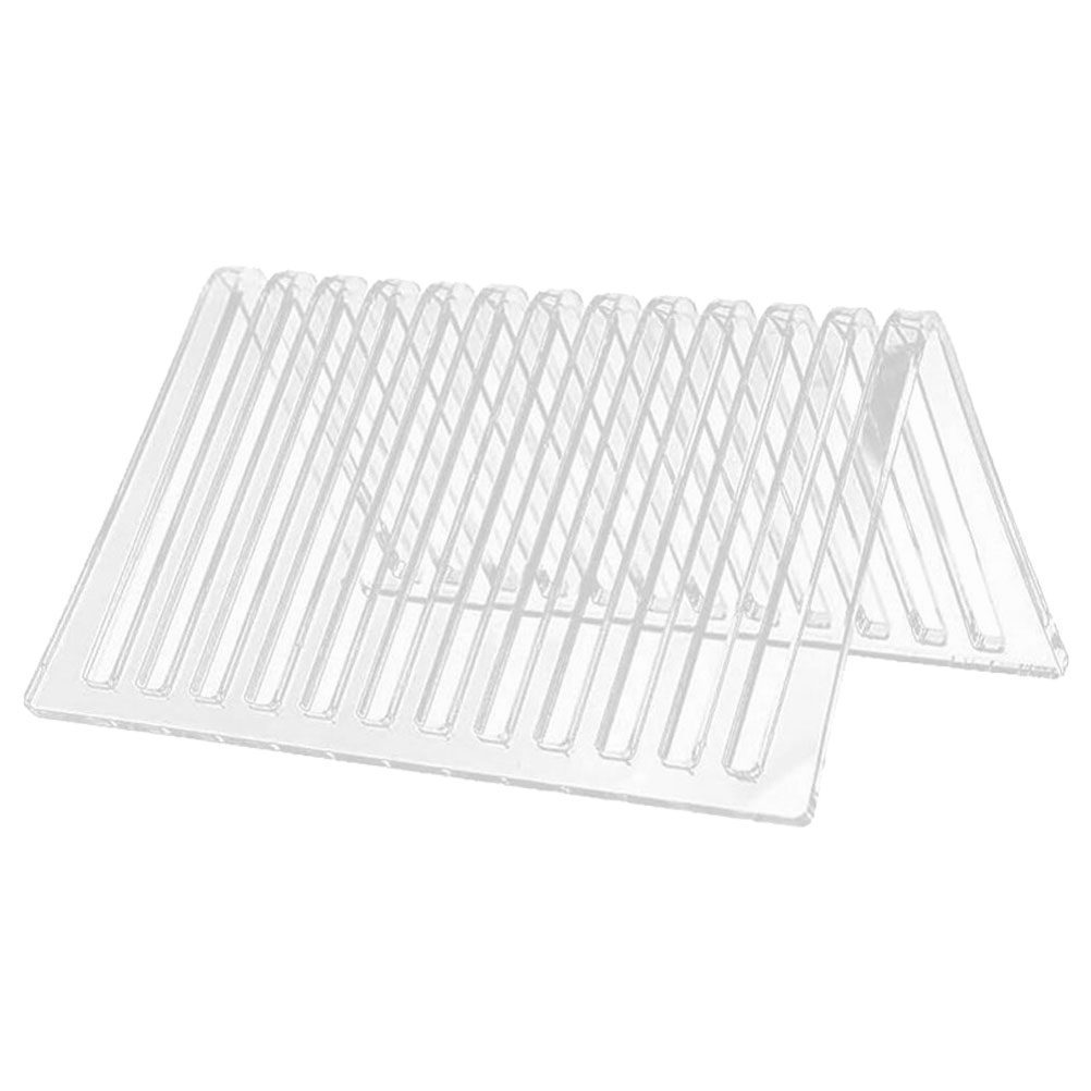 Penyangga Piringan Hitam Akril - Magazine Holder Rack ulasan dan harga