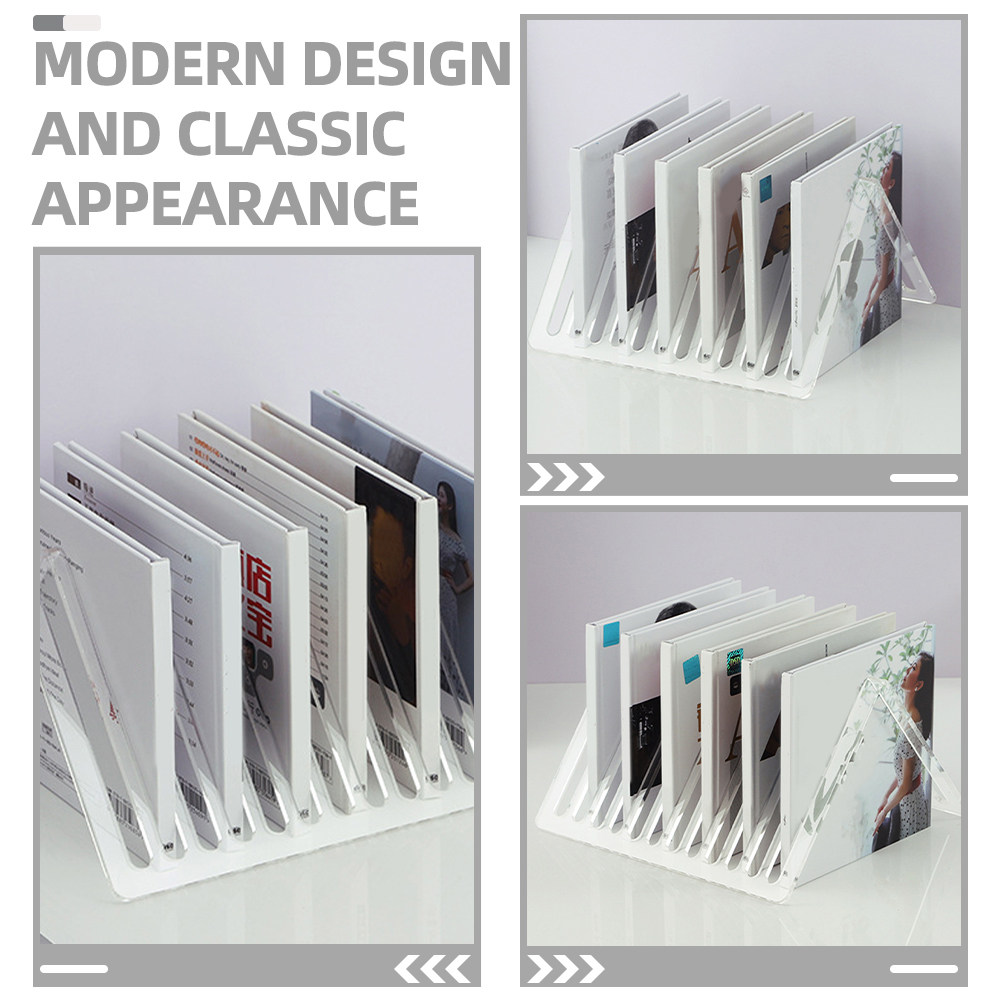Penyangga Piringan Hitam Akril - Magazine Holder Rack ulasan dan harga