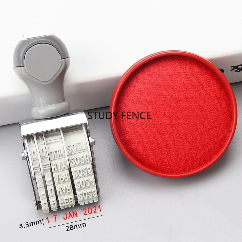 Stempel Tanggal Bahasa Inggris - Rubber Date Stamp ulasan dan harga