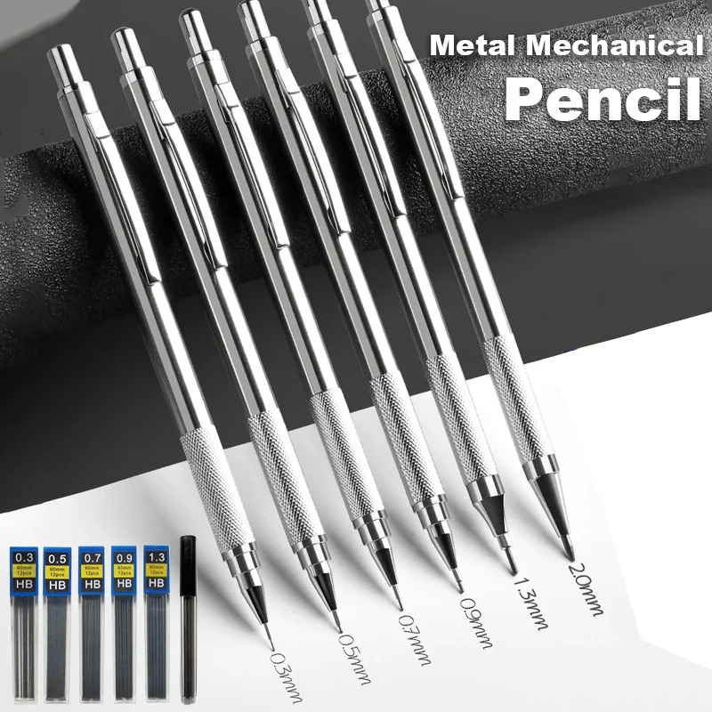 0.3 0.5 0.7 0.9 1.3 2.0Mm Set  - Mechanical Pencil 0.3 ulasan dan harga