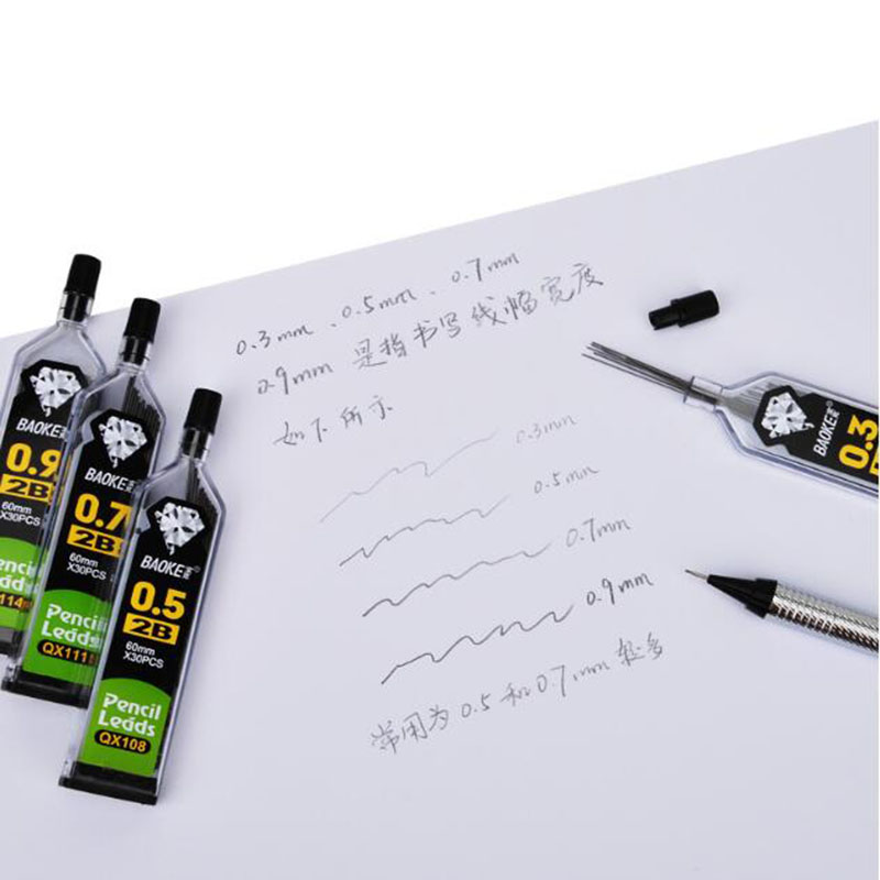 30 buah/botol, isi ulang pensi - Mechanical Pencil 0.3 ulasan dan harga