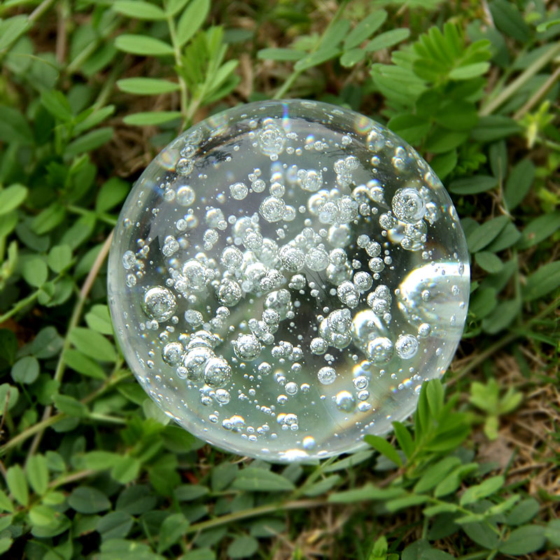 40/60/80MM Bola Kristal Gelemb - Paper Weight Crystal ulasan dan harga