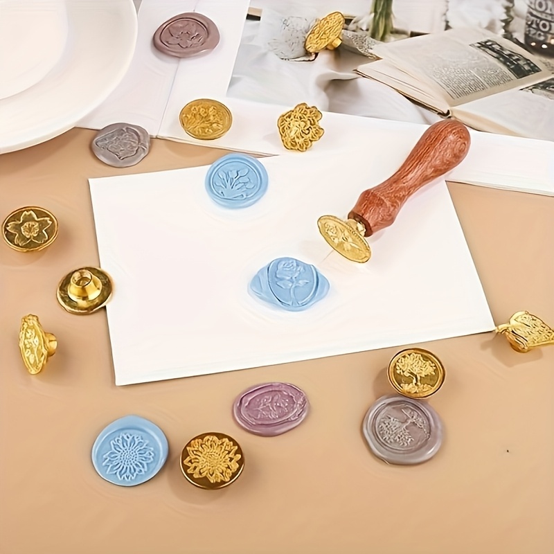 Set stempel lilin 21 buah deng - Wax Seal Stamp Set ulasan dan harga