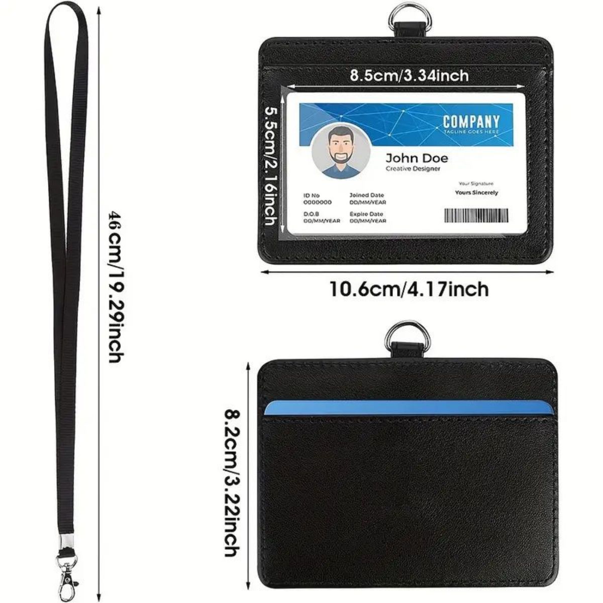 1 buah tempat lencana ID horiz - Index Card Holder ulasan dan harga