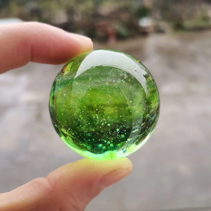 Manik-manik Kaca Berlapis 40mm - Paper Weight Crystal ulasan dan harga