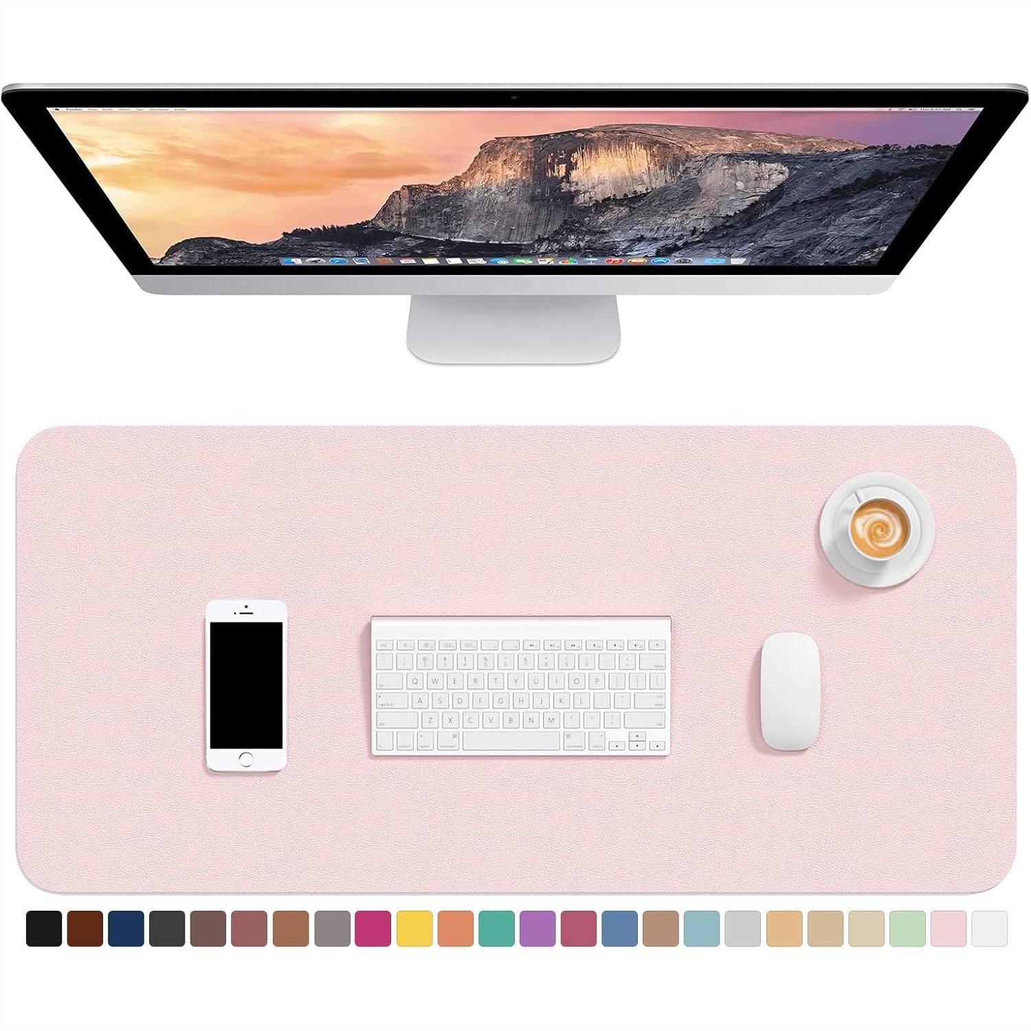 Alas Meja Kulit PU 30x14 Inci, - Leather Desk Pad ulasan dan harga