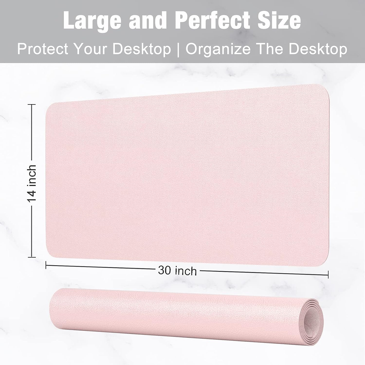 Alas Meja Kulit PU 30x14 Inci, - Leather Desk Pad ulasan dan harga