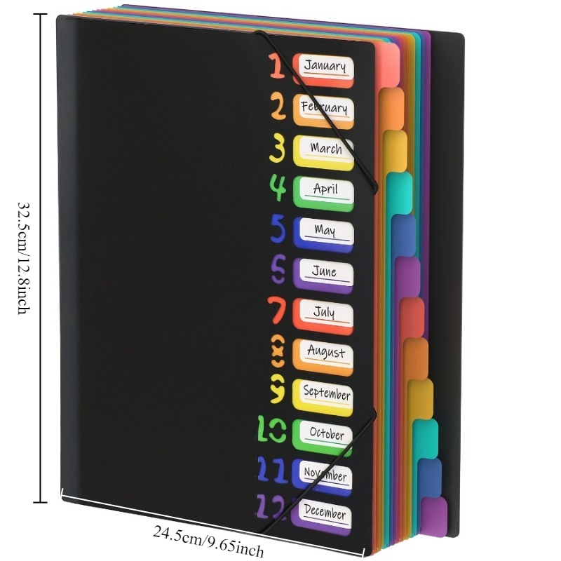 1 Buah Folder A4 Multi-Lapisan - Tab Divider A4 ulasan dan harga