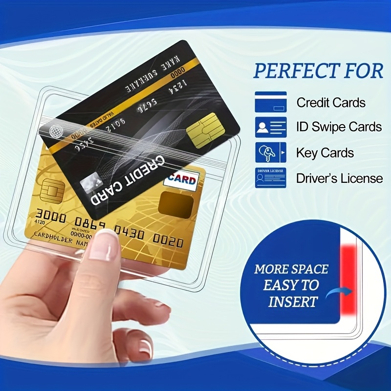 10 Set Tempat Kartu ID PVC Tra - Index Card Holder ulasan dan harga