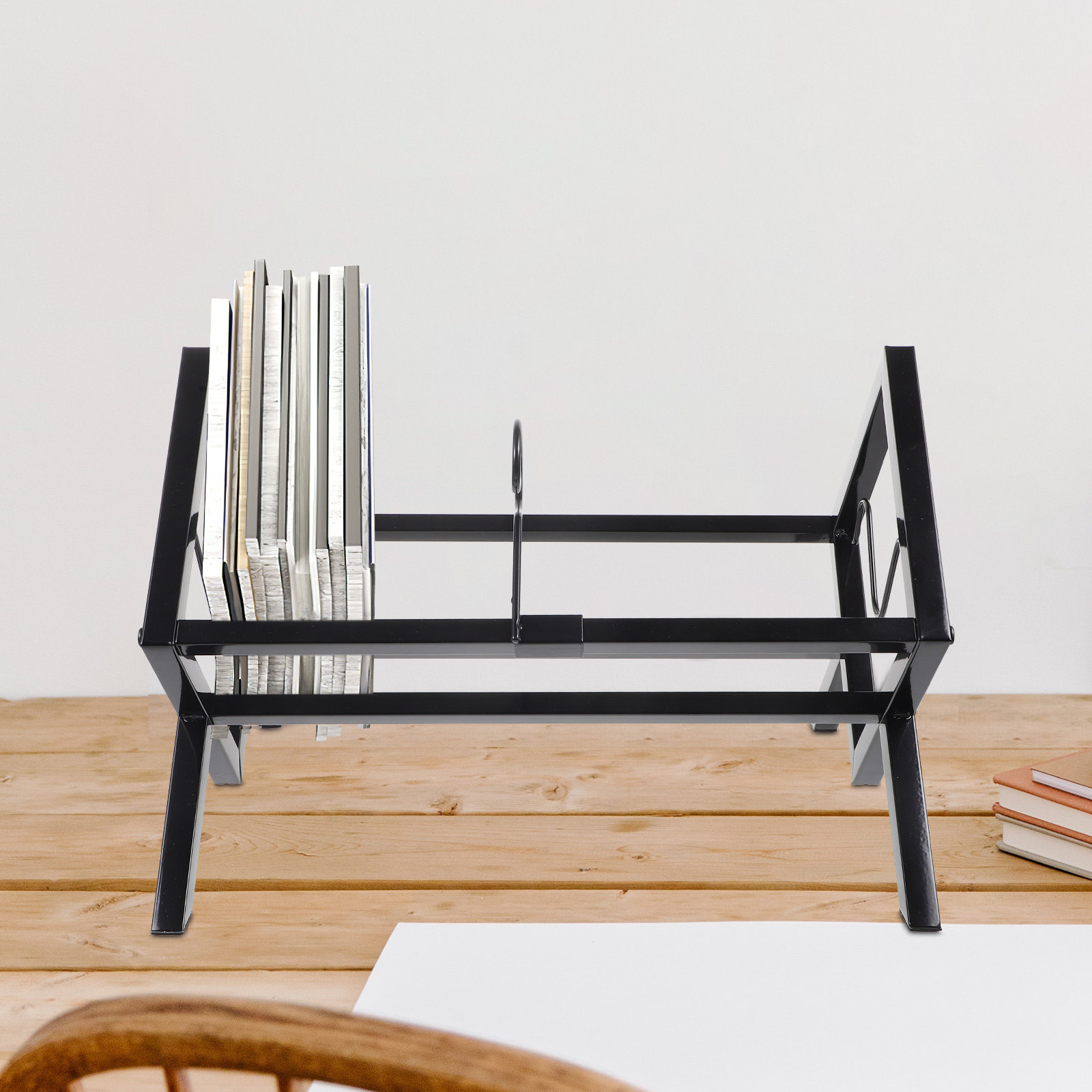 Rak Penyimpanan Piringan Hitam - Magazine Holder Rack ulasan dan harga