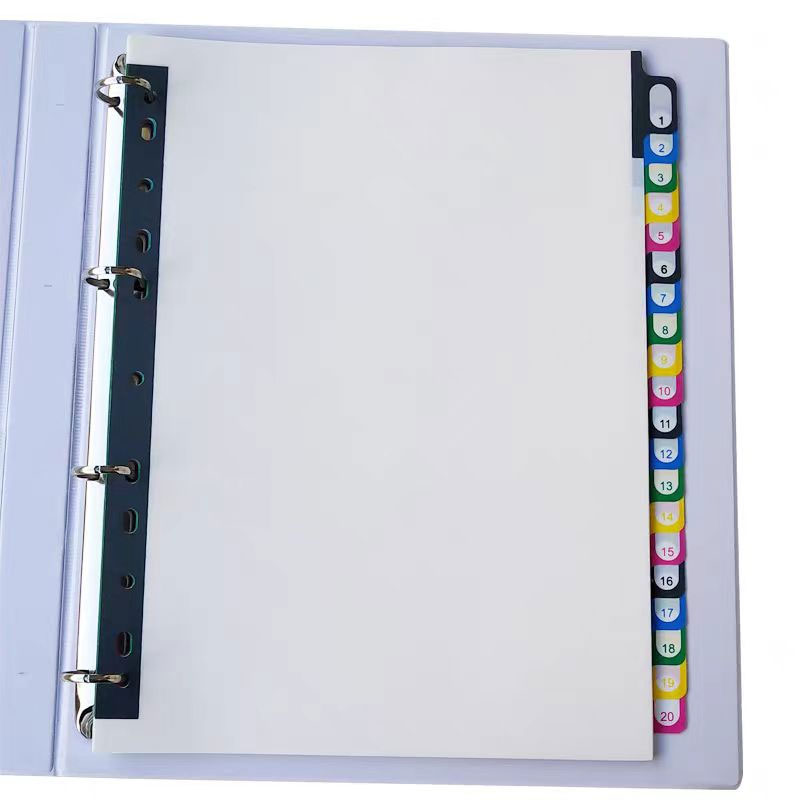 5/10/20 lembar/Lot A4 pembagi  - Tab Divider A4 ulasan dan harga