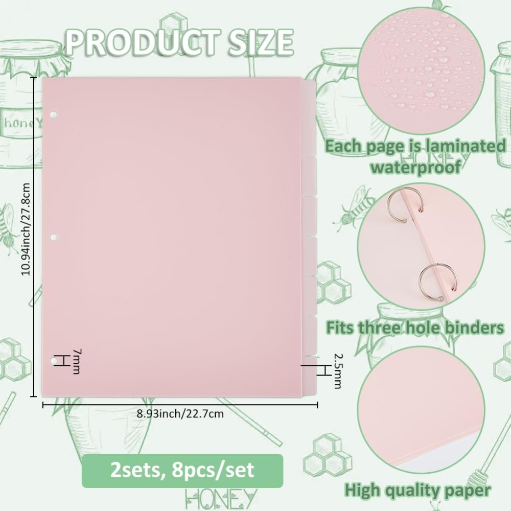16 Lembar Pembatas Binder A4 P - Tab Divider A4 ulasan dan harga