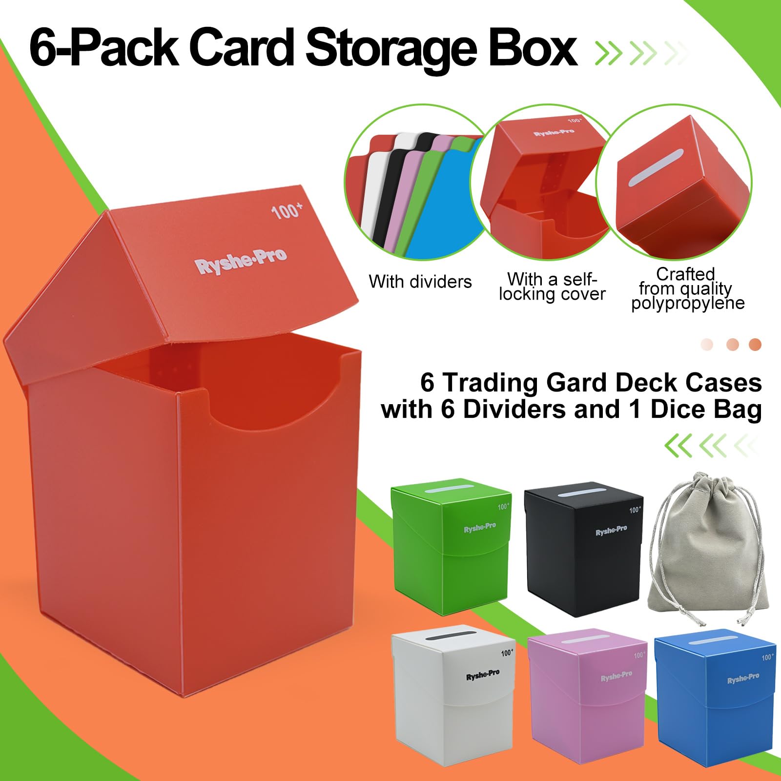 Kotak Dek TCG untuk 100+ Kartu - Card Index Box ulasan dan harga
