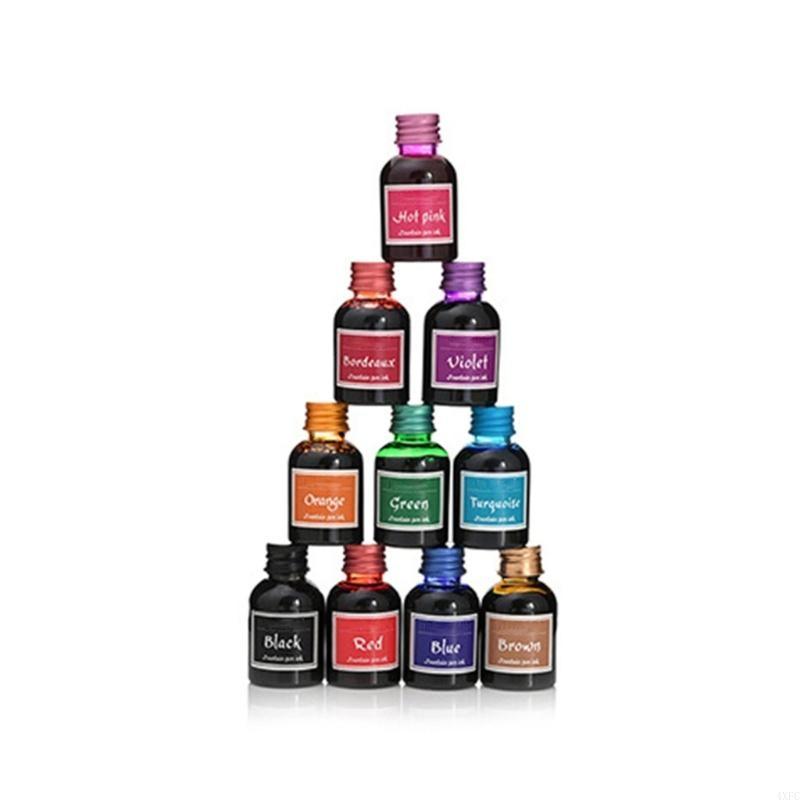10 Warna 1 Botol Tinta Pena Ai - Fountain Pen Bottled Ink ulasan dan harga
