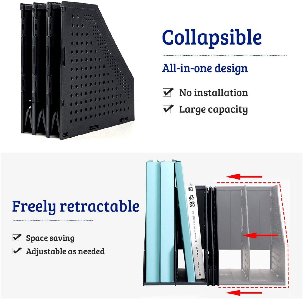 Tempat Majalah Lipat Plastik u - Magazine Holder Rack ulasan dan harga