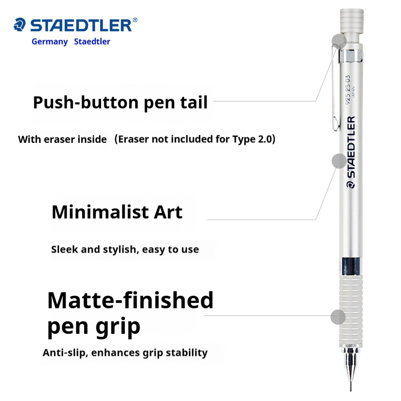 Staedtler 925 Pensil Mekanik F - Mechanical Pencil 0.3 ulasan dan harga