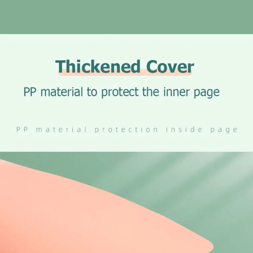 4Pcs Sampul Buku Loose-leaf PP - Binder A4 Lever ulasan dan harga