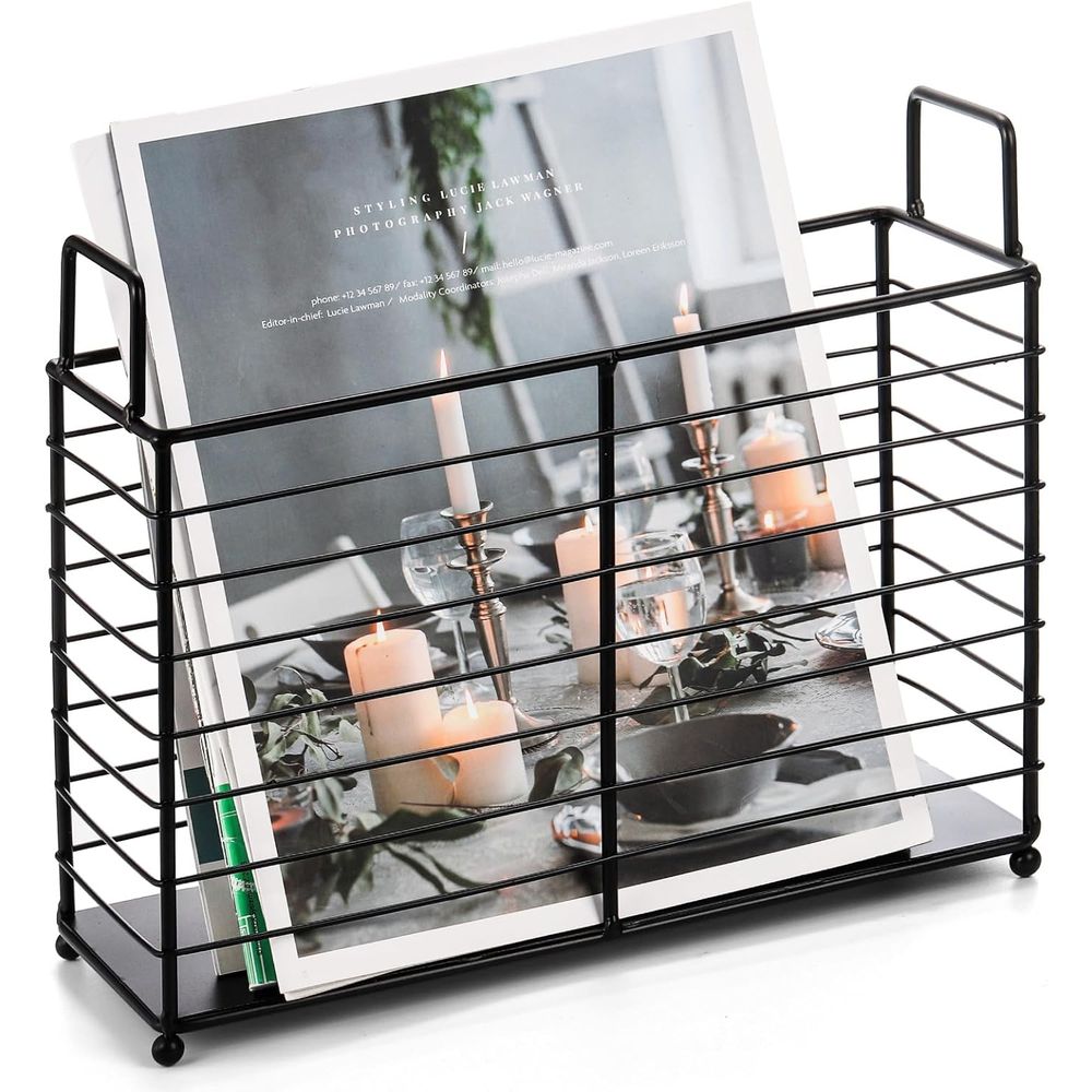Rak Majalah Logam, Keranjang P - Magazine Holder Rack ulasan dan harga