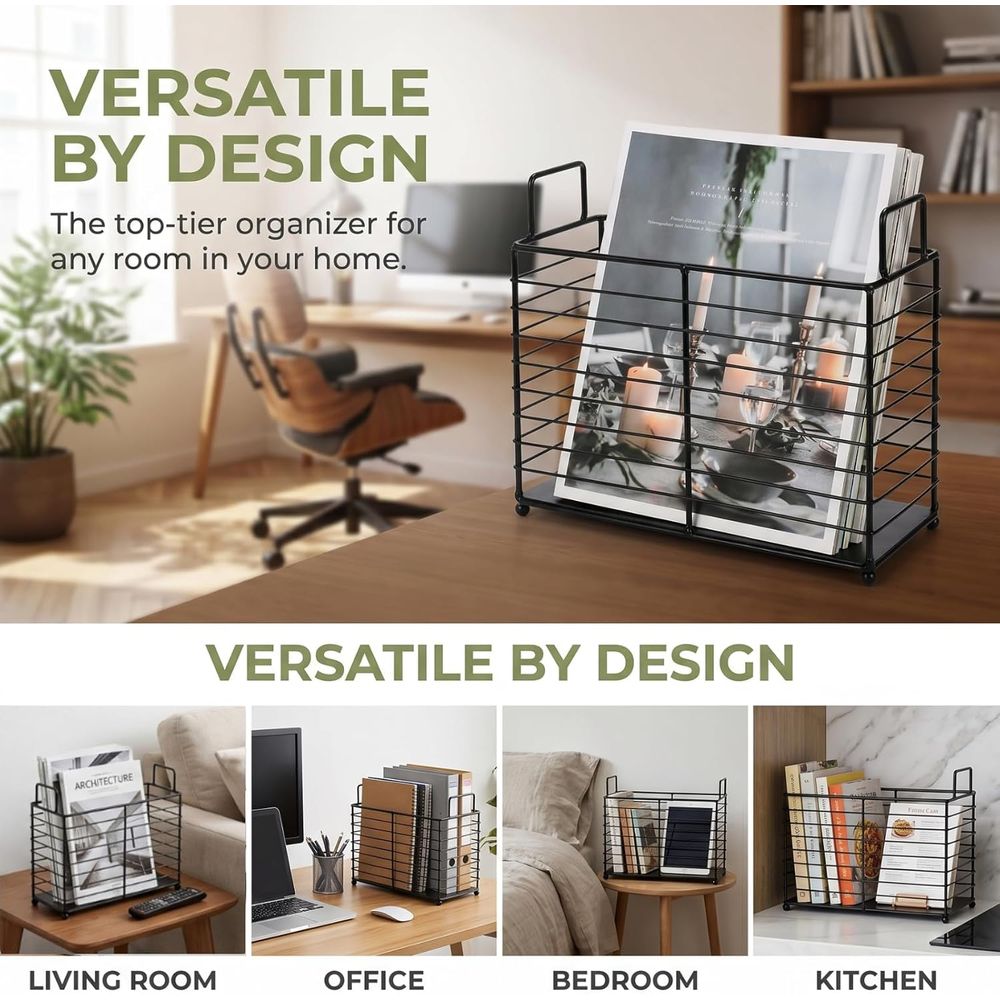 Rak Majalah Logam, Keranjang P - Magazine Holder Rack ulasan dan harga