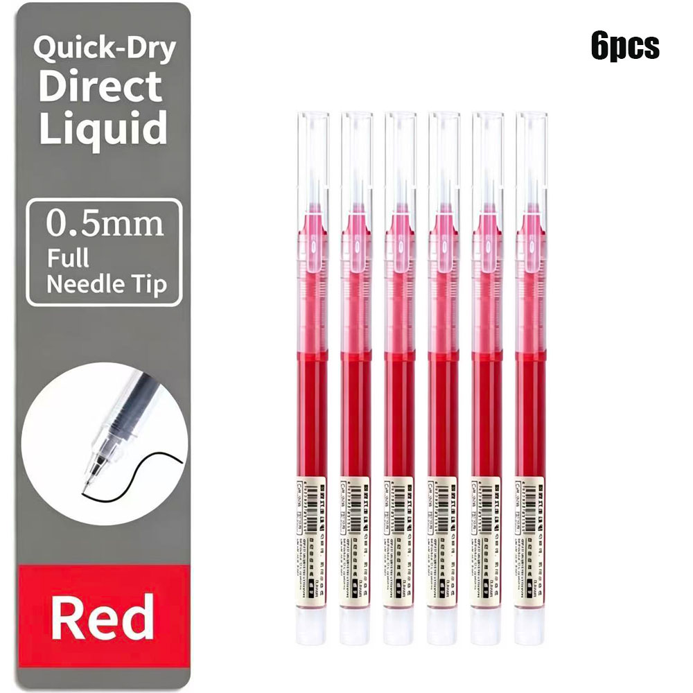 6 Pak Pena Gel Klik 0.5Mm Hita - Gel Refill Pack ulasan dan harga
