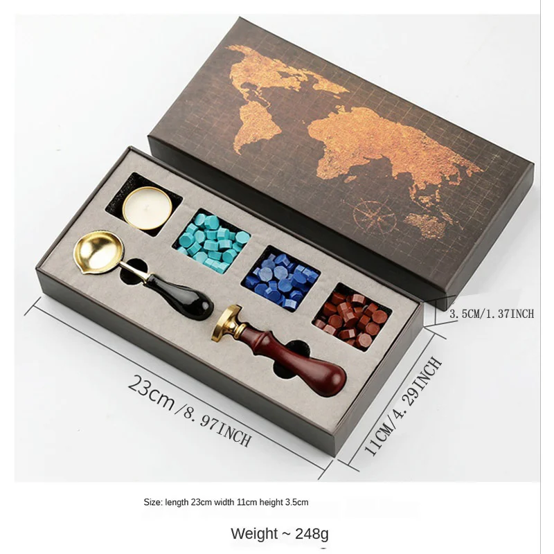 Kit kotak segel lilin stempel  - Wax Seal Stamp Set ulasan dan harga