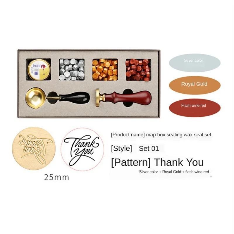 Kit kotak segel lilin stempel  - Wax Seal Stamp Set ulasan dan harga